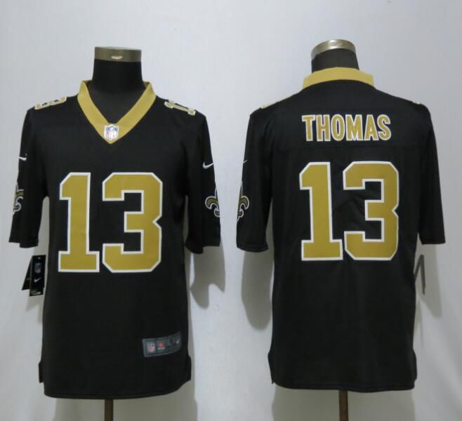Men New Orleans Saints #13 Thomas Black Nike Vapor Untouchable Limited Playe NFL Jerseys->new orleans saints->NFL Jersey